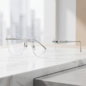 Premium Rimless Office Glasses